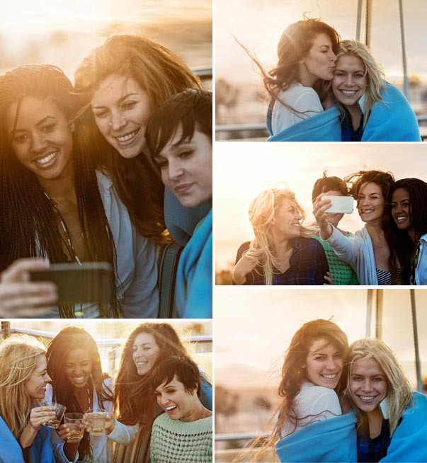 Girls at Sunset